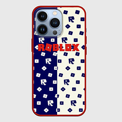 Чехол для iPhone 13 Pro Roblox pattern, цвет: 3D-красный