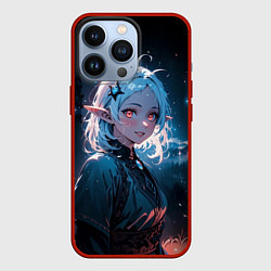 Чехол для iPhone 13 Pro Сильфи - лунный свет - Mushoku tensei, цвет: 3D-красный