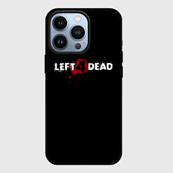 Чехол для iPhone 13 Pro Left 4 Dead logo, цвет: 3D-черный