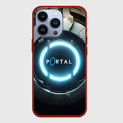Чехол для iPhone 13 Pro Portal logo game, цвет: 3D-красный