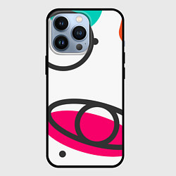 Чехол для iPhone 13 Pro Формы цвета, цвет: 3D-черный