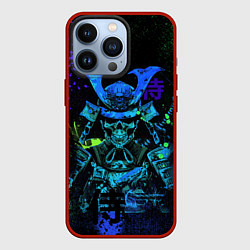 Чехол для iPhone 13 Pro Дух череп - самурай, цвет: 3D-красный