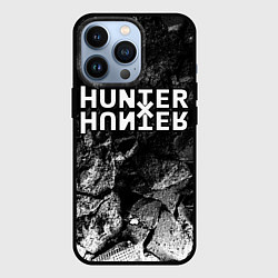 Чехол для iPhone 13 Pro Hunter x Hunter black graphite, цвет: 3D-черный