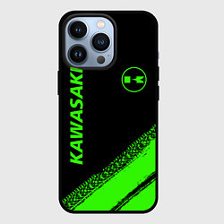 Чехол для iPhone 13 Pro Kawasaki - logo, цвет: 3D-черный