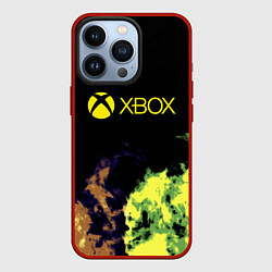 Чехол для iPhone 13 Pro Xbox game flame, цвет: 3D-красный