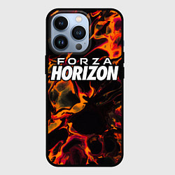 Чехол для iPhone 13 Pro Forza Horizon red lava, цвет: 3D-черный