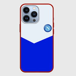 Чехол для iPhone 13 Pro Napoli fc geometry, цвет: 3D-красный