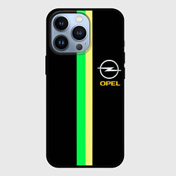 Чехол для iPhone 13 Pro Opel line geometry, цвет: 3D-черный