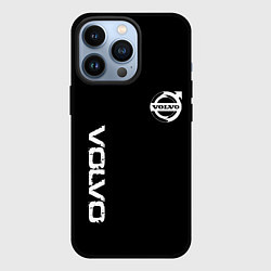 Чехол для iPhone 13 Pro Volvo white logo auto, цвет: 3D-черный