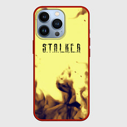 Чехол для iPhone 13 Pro Stalker fire retro, цвет: 3D-красный