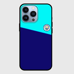 Чехол для iPhone 13 Pro Манчестер сити геометрия спорт, цвет: 3D-черный