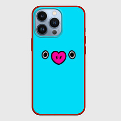 Чехол для iPhone 13 Pro BT21-Mang, цвет: 3D-красный
