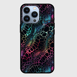 Чехол для iPhone 13 Pro Змеиный принт, цвет: 3D-черный
