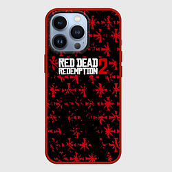 Чехол для iPhone 13 Pro Red dead redemption x farcry pattern, цвет: 3D-красный