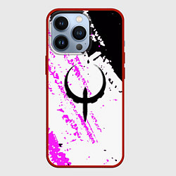 Чехол для iPhone 13 Pro Quake краски неон, цвет: 3D-красный