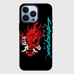 Чехол для iPhone 13 Pro Cyberpunk Samurai Dark Warrior, цвет: 3D-черный