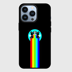 Чехол для iPhone 13 Pro Блюющий крылатый пандарог, цвет: 3D-черный