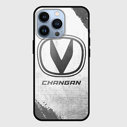 Чехол для iPhone 13 Pro Changan - white gradient, цвет: 3D-черный