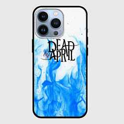 Чехол для iPhone 13 Pro Dead by april fire blue, цвет: 3D-черный