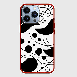 Чехол для iPhone 13 Pro Fashion abstraction - ai art fantasy, цвет: 3D-красный