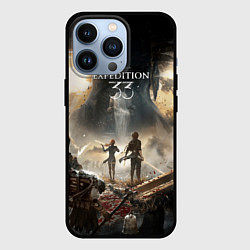 Чехол для iPhone 13 Pro Герои Clair Obscur expedition 33, цвет: 3D-черный