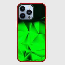 Чехол для iPhone 13 Pro Кислотная абстракция кубы, цвет: 3D-красный