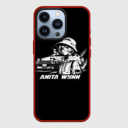 Чехол для iPhone 13 Pro Аниме девушка и trueno ae 86, цвет: 3D-красный