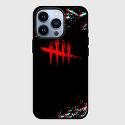 Чехол для iPhone 13 Pro Dead by daylight глитч, цвет: 3D-черный