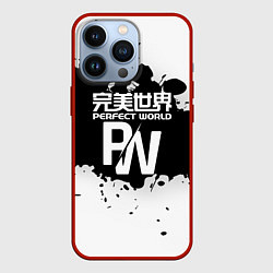 Чехол для iPhone 13 Pro Perfect world краски, цвет: 3D-красный