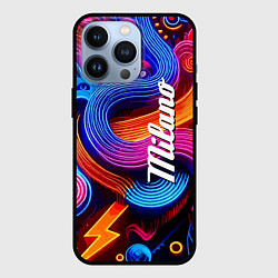 Чехол для iPhone 13 Pro Colourful abstraction - Milano, цвет: 3D-черный