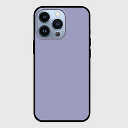 Чехол для iPhone 13 Pro Эмоция хандры - бледно-фиолетовый, цвет: 3D-черный