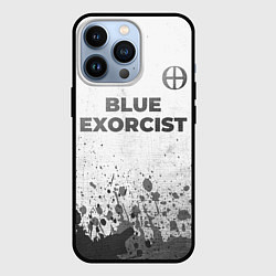 Чехол для iPhone 13 Pro Blue Exorcist - white gradient посередине, цвет: 3D-черный