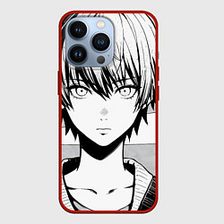 Чехол для iPhone 13 Pro A boy manga, цвет: 3D-красный