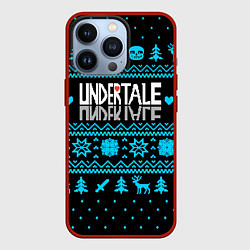 Чехол для iPhone 13 Pro Undertale rpg winter, цвет: 3D-красный