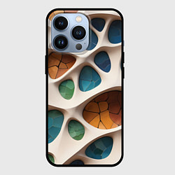 Чехол для iPhone 13 Pro Вдохновлено Антонио Гауди, цвет: 3D-черный