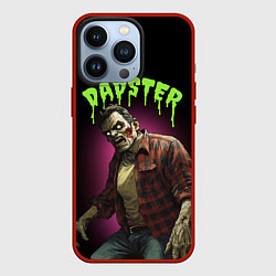 Чехол для iPhone 13 Pro Dadster - zombie - на хэллоуин, цвет: 3D-красный