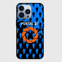 Чехол для iPhone 13 Pro Portal человечки, цвет: 3D-черный