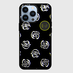 Чехол для iPhone 13 Pro Twenty one pilots rose, цвет: 3D-черный