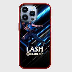 Чехол для iPhone 13 Pro Deadlock Хлыст, цвет: 3D-красный