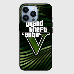 Чехол для iPhone 13 Pro Grand Theft Auto V - logo, цвет: 3D-черный