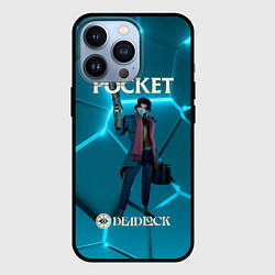 Чехол для iPhone 13 Pro Pocket Deadlock, цвет: 3D-черный