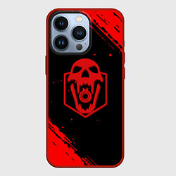 Чехол для iPhone 13 Pro Rainbow six краски полосы, цвет: 3D-красный