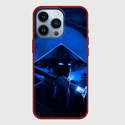 Чехол для iPhone 13 Pro The coolness of a samurai, цвет: 3D-красный