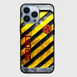 Чехол для iPhone 13 Pro RUST grunge, цвет: 3D-черный