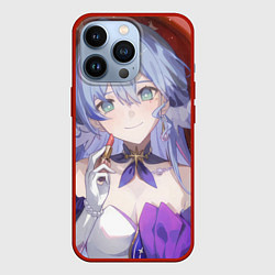 Чехол для iPhone 13 Pro Honkai Star Rail Robin, цвет: 3D-красный