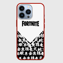 Чехол для iPhone 13 Pro Fortnite japan game, цвет: 3D-красный