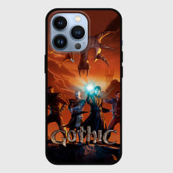 Чехол для iPhone 13 Pro Герои из Gothic remake, цвет: 3D-черный