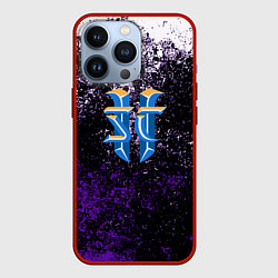 Чехол для iPhone 13 Pro Starcraft брызги красок, цвет: 3D-красный