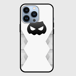 Чехол для iPhone 13 Pro DanMachi white poly, цвет: 3D-черный