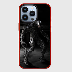 Чехол для iPhone 13 Pro Веном в подвале, цвет: 3D-красный